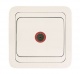 Розетка телевизионная TV 1-м СП Mimoza 16А IP20 бел./бел. Makel 12007 12007