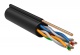 Кабель витая пара F/UTP кат.5E 4х2х24AWG solid CU LDPE Outdoor трос черн. (м) GENERICA BC3-C5E04-359-305-G BC3-C5E04-359-305-G