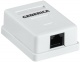 Розетка компьютерная 1-м ОП RJ45 кат.5E UTP GENERICA CS2-1C5EU-12-G CS2-1C5EU-12-G