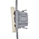 Выключатель 2-кл. Inspiria 10А IP20 250В 10AX механизм сл. кость Leg 673621 673621