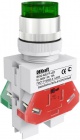 Выключатель кнопочный LED ABLFP ВК-22 d22мм 220В зел. DEKraft 25026DEK 25026DEK