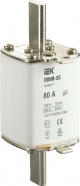 Вставка плавкая ППНИ-35 80А габарит 1 IEK DPP30-080 DPP30-080