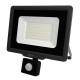 Прожектор светодиодный PFL-C3 SENSOR 50Вт 6500К IP65 закален. прозр. стекло JazzWay 5026940A 5026940A