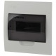 Бокс встраиваемый ЩРВ-П-8 8мод. IP41 пластик SIMPLE NO-box_simple-plastic_8_flush BOXF08 Эра Б0041511 Б0041511