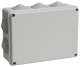Коробка распаячная ОП 190х140х70 IP55 КМ41244 RAL7035 (10 гермовводов) ИЭК UKO11-190-140-070-K41-55 UKO11-190-140-070-K41-55