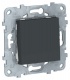 Механизм выключателя 1-кл. 2мод. СП Unica New IP21 (сх. 1) 250В 10AX антрацит SchE NU520154 NU520154