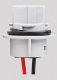 Колодка FLOSSER 2444 для ламп поворот/задний ход/стоп, стекл. цоколь W21W 2444