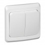 Выключатель 2-кл. СП Этюд 10А IP20 бел. SE BC10-002B BC10-002B