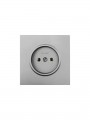 Розетка 1 мест. б/з ПБТ СП ZIMA IP20 16А безвинт. зажим сер. матов. LEZARD 704-7488-121BQC 704-7488-121BQC
