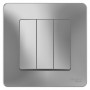 Выключатель 3-кл. СП Blanca 10А IP20 (сх. 1+1+1) 250В алюм. SE BLNVS100503 BLNVS100503