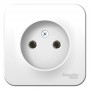 Розетка 1-м ОП Blanca 16А IP20 250В без заземл. без защ. шторок с изолир. пластиной бел. SE BLNRA000111 BLNRA000111