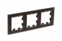 Рамка 3-м Atlas Design NATURE стекло мокко SchE ATN320603 ATN320603