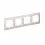 Рамка 4-м AtlasDesign Air жемчуж./дым. бел. SE ATN220404 ATN220404