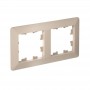 Рамка 2-м AtlasDesign Air песочн./дым. бел. SE ATN221202 ATN221202