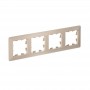 Рамка 4-м AtlasDesign Air песочн./дым. бел. SE ATN221204 ATN221204