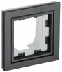 Рамка 1-м IP44 BRITE РУ-1-БрЧ-44 черн. IEK BR-M12-44-K02 BR-M12-44-K02
