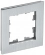 Рамка 1-м BRITE РУ-1-1-БрА металл алюм. IEK BR-M12-M-K47 BR-M12-M-K47
