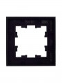 Рамка 1-м BRITE РУ-1-2-БрЧ стекло черн. IEK BR-M12-G-K02 BR-M12-G-K02