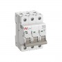 Выключатель автоматический модульный 3п C 16А 6кА AV-6 AVERES EKF mcb6-3-16C-av mcb6-3-16C-av