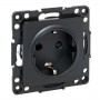 Розетка 1-м СП Стокгольм 16А IP20 с заземл. защ. шторки механизм черн. PROxima EKF EZR16-028-10 EZR16-028-10