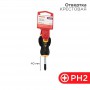 Отвертка крестовая PH 2х40мм двухкомпонентная рукоятка Rexant 12-4730 12-4730