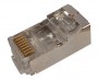 Джек компьютерный RJ45 (8P8C) кат.5E с экраном (уп.100шт) Rexant 05-1023 05-1023