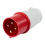 Вилка 024 переносная 3Р+РЕ 32А 380В IP44 Rexant 11-8904 11-8904