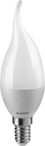 Лампа светодиодная 61 131 OLL-FC37-6-230-6.5K-E14-FR 6Вт свеча на ветру 6500К холод. бел. E14 480лм 220-240В ОНЛАЙТ 61131 61131