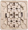 Розетка 4-м ОП Этюд 16А 250В с заземл. с заземл. защ. шторки сосна SE PA16-208D PA16-208D