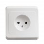 Розетка 1-м СП Этюд 16А IP20 250В без заземл. без защ. шторок бел. SE PC16-001B PC16-001B