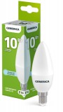 Лампа светодиодная C35 10Вт свеча 6500К E14 230В GENERICA LL-C35-10-230-65-E14-G LL-C35-10-230-65-E14-G