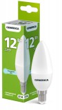 Лампа светодиодная C35 12Вт свеча 6500К E14 230В GENERICA LL-C35-12-230-65-E14-G LL-C35-12-230-65-E14-G