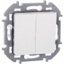 Выключатель 2-кл. Inspiria 10А IP20 250В 10AX механизм бел. Leg 673620 673620