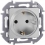 Розетка 1-м СП Inspiria 16А IP20 250В 2P+E немецк. стандарт механизм алюм. Leg 673722 673722