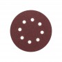 Диск абразивный перфорированный на ворсовой основе на липучке P80 125мм (уп.10шт) Kranz KR-91-1166 KR-91-1166