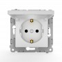 Розетка 1-м СП Pixel 16А IP20 с заземл. защ. шторки с крышкой механизм бел. TOKOV ELECTRIC TKE-PX-R1ZSW1-C01 TKE-PX-R1ZSW1-C01