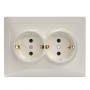 Розетка 2-м СП Pixel 16А IP20 с заземл. защ. шторки в сборе беж. TOKOV ELECTRIC TKE-PX-R2FZSF-C02 TKE-PX-R2FZSF-C02