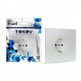 Розетка 1-м СП Pixel 16А IP20 с заземл. защ. шторки в сборе перламутр. TOKOV ELECTRIC TKE-PX-R1FZSF-C04 TKE-PX-R1FZSF-C04