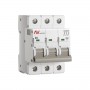 Выключатель автоматический модульный 3п C 1А 6кА AV-6 AVERES EKF mcb6-3-01C-av mcb6-3-01C-av