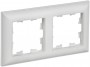 Рамка 2-м BRITE РУ-2-БрАБ арктич. бел./бел. IEK BR-M22-12-K91 BR-M22-12-K91