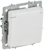 Розетка BRITE РСбш10-3-БрАБ 16А IP20 с заземл. защ. шторки с крышкой механизм арктич. бел. IEK BR-R16-16-K91 BR-R16-16-K91