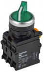 Переключатель 2 полож. 1НО+1НЗ с подсветкой зел. MASTER IEK MI-SW60-11XD-3-14-2-K06 MI-SW60-11XD-3-14-2-K06