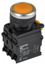 Кнопка d22мм 1НО+1НЗ MASTER с подсветкой и фиксацией желт. IEK MI-BT60-11TD-3-11-K05 MI-BT60-11TD-3-11-K05