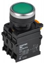 Кнопка d22мм 1НО+1НЗ MASTER с подсветкой и фиксацией зел. IEK MI-BT60-11TD-3-11-K06 MI-BT60-11TD-3-11-K06