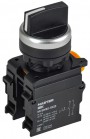 Переключатель 2 полож. 1НО+1НЗ возвратный черн. MASTER IEK MI-SW60-11X22-3-24-2-K02 MI-SW60-11X22-3-24-2-K02