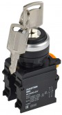 Переключатель 3 полож. 1НО+1НЗ с ключом черн. MASTER IEK MI-SW60-20Y-3-34-3-K02 MI-SW60-20Y-3-34-3-K02