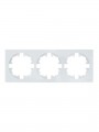 Рамка 3-м OSEN горизонт. квадрат бел. LEZARD 743-0200-148 743-0200-148