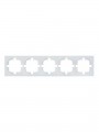 Рамка 5-м OSEN горизонт. квадрат бел. LEZARD 743-0200-150 743-0200-150
