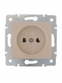 Механизм розетки 1-м СП Karina 16А IP20 без заземл. термопласт крем. LEZARD 707-0388-121B 707-0388-121B