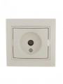 Розетка проходная TV СП Mira крем./крем. LEZARD 701-0303-129 701-0303-129